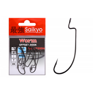 Крючки офсетные Saikyo BS-2331 Worm